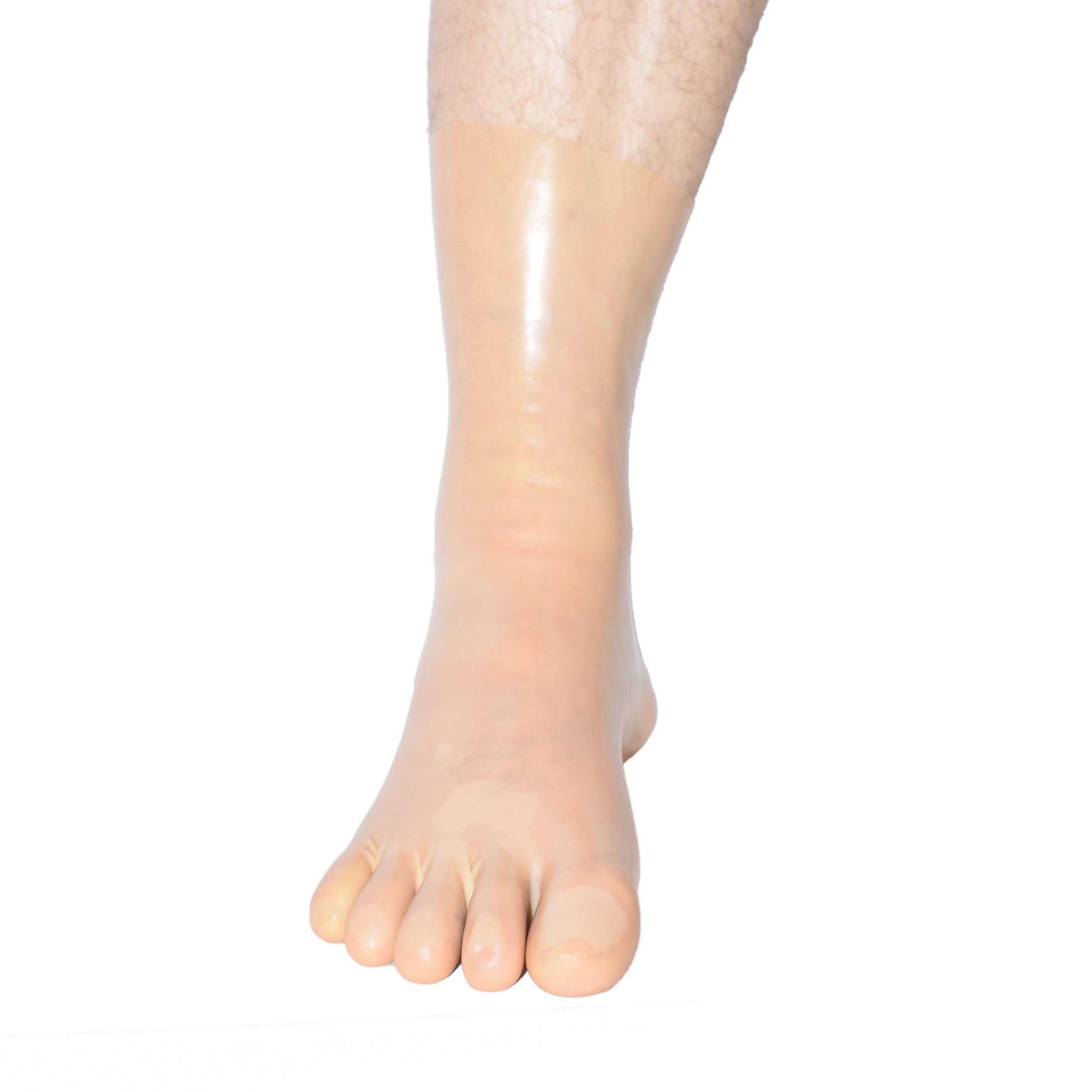 Rubberfashion Sexy Latex Zehen Socken kurz - Zehensocken knöchel lang - Latex Strümpfe für Damen und Herren